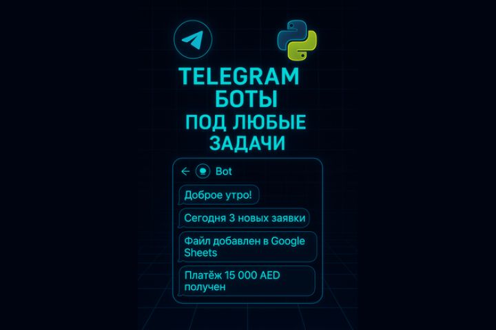 Telegram-бот на Python под любые задачи от А до Я - 5457519
