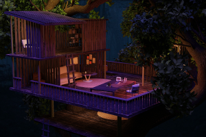 3Д-сцена для игры