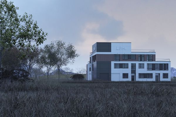 Проект комплекса индивидуальных жилых домов "OZERNIY LPH"