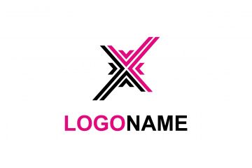 логотип стилизованная буква X