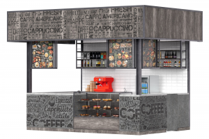 Дизайн стационарной кофе точки