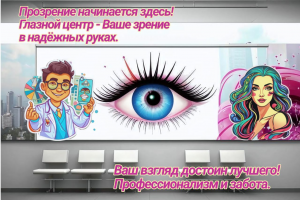 Рекламный баннер для офтальмологической клиники