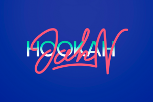 Разработка логотипа для кальянной шоу рума Hookah JahN