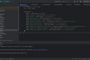 Сайт с возможностью регистрации, авторизации, добавлением постов и комментариев к постам.