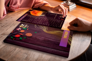 Меню для ресторана «Шафран»