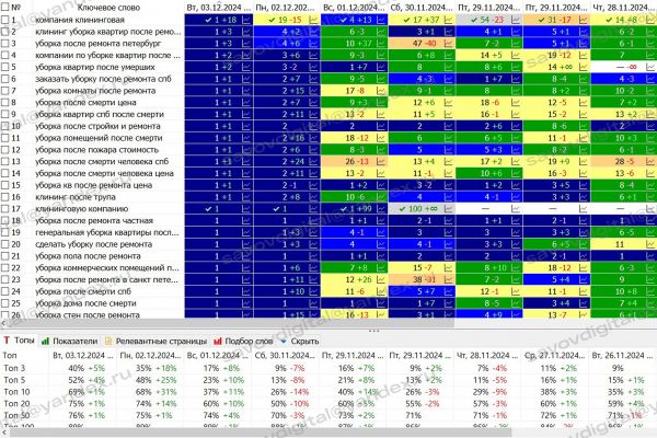 SEO-продвижение клининговой компании по уборке после ЧП
