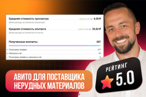 Продвижение на avito для поставщика нерудных материалов