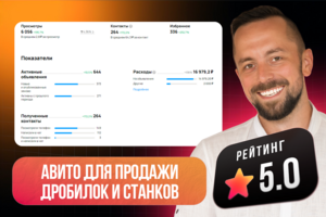 Продвижение на авито для продажи дробилок и станков
