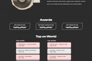 SPA "Best Award" для номинаций и голосования. Разработан для онлайн-мероприятий, с адаптивной вёрсткой и Vue 3.