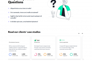 CreateX — лендинг для креативного агентства