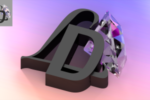 3D логотип Lux Design