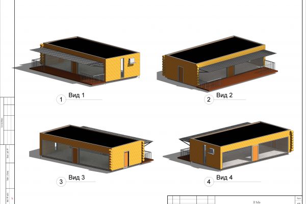 Проект зимней беседки.