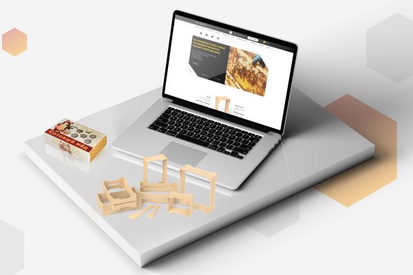 Минирамки – ребрендинг и сайт для производителя упаковки сотового мёда //2021