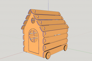 Домик детский игровой разборный