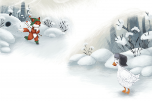 Лиса и Гусь