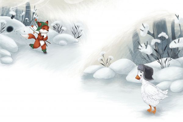 Лиса и Гусь