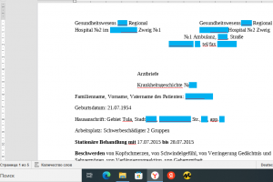 Перевод эпикриза на немецкий язык