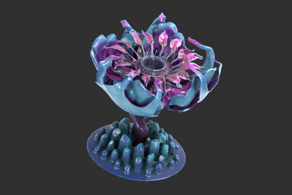 Sculpt flower