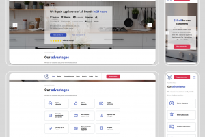 Сайт для американской компании Master-Appliance