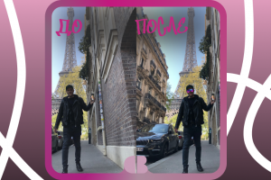 🕶️ Киберпанк-очки на портрете 🖼️