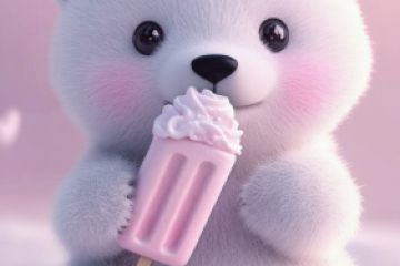 Медвежонок с мороженым