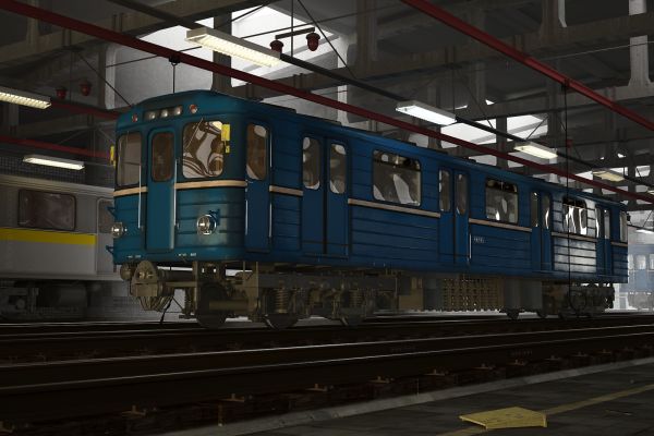 3D моделирование вагонов метро