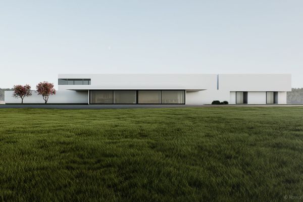 3D визуализация частного дома в Blender