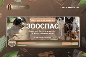 Оформление сообщества для приюта животных