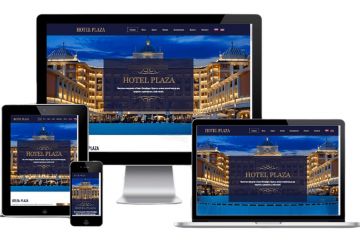 Готовый проект сайта отеля  Dle 