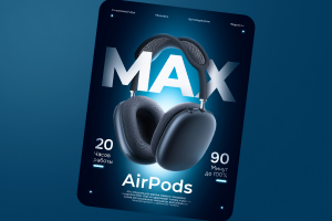 Дизайн карточки товара AirPods Max