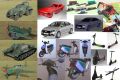 Транспорт и другая техника. 3Д модели под визуализацию и 3Д печать