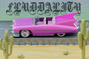 Розовая машина