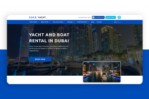 Сайт по аренде яхт и катеров в Дубае