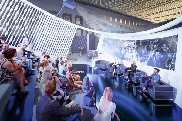 Проект экспозиционного павильона для международного фестиваля Зодчество