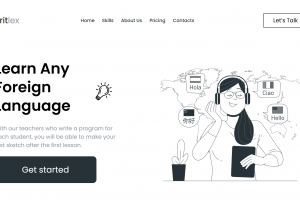 Konstract - сайт для школы иностранного языка