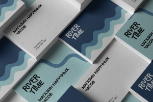 Разработка фирменного стиля для интернет-магазина наручных часов River time (в рамках обучения)