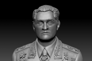 3д модель под печать советского маршала Василия Ивановича Петрова