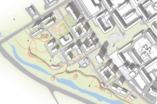 Архитектурно-градостроительная концепция застройки участка (КРТ) в г. Сургут