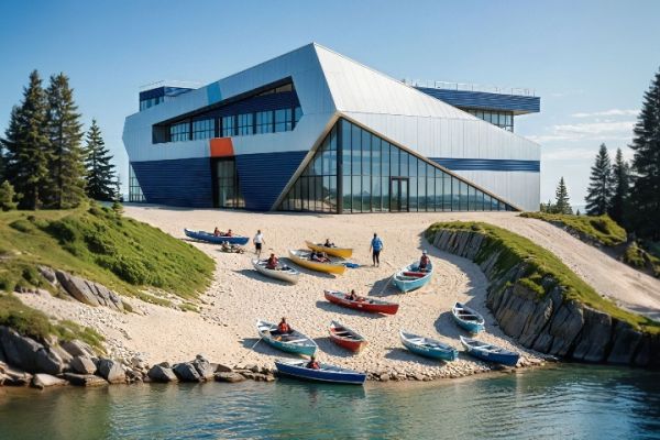 «Архитектурный проект: Детско-юношеская спортивная школа по парусному спорту "Навигатор" на Каме»