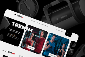 Дизайн для сайта фитнес платформы