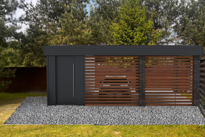 Гараж с навесом