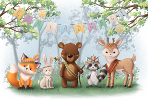 Дизайн приглашений, открыток и детских папок