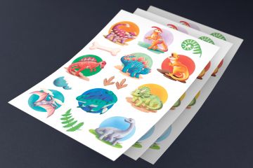 Стикерпак динозавры