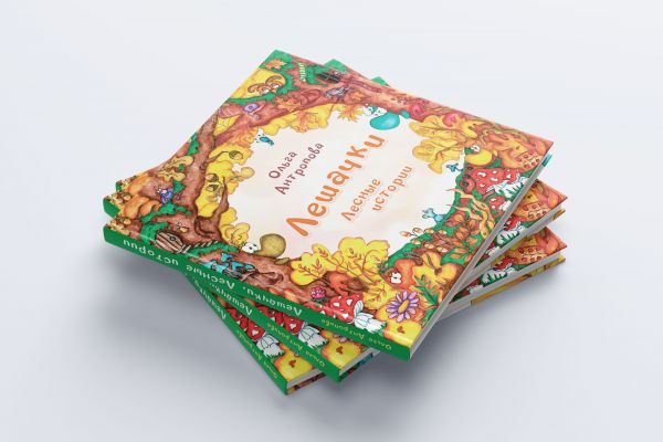 Детская книга в твёрдом переплёте, альбомный формат 270х260 мм