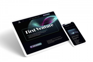 Лендинг для инвестиционной компании First Venture