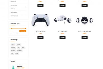 Готовый WordPress сайт магазина  электронных товаров