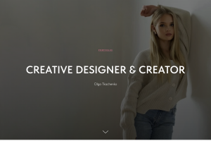 Личный сайт с целью ознакомления и предложения услуг