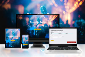 Сервис записи на выступления комиков