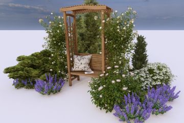 Подбор растений для декоративных композиций, дендропроект озеленения