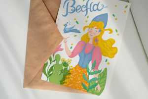 Иллюстрация для открытки